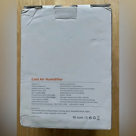 Compact Mini Small Cold Air Humidifier - Picture 8 of 8